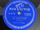 HOMER AND JETHRO 1953 CANADA 78 RPM (ALL I WANT FOR CHRISTMAS IS) MY UPPER PLATE