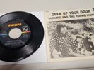 Richard And The Young Lions Open Up Your Door Rare Garage Rock 45 Pic Sleeve
