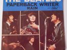THE BEATLES    PAPERBACK WRITER / RAIN   ORIGINAL PICTURE SLEEVE & 45 RPM VG