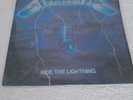 METALLICA Ride The Lightning LP Megaforce Records 1984 with Insert / Lyrics Mint