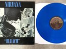 Nirvana  Bleach Waterfront Records DAMP 114 BLUE VINYL LP AUSTRALIA