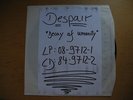 DESPAIR Decay Of Humanity LP TEST PRESS 1990 Germany Century Media EX+