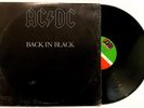 AC/DC Back In Black LP Vinyl Album 1981 MEXICO MISPRINTED No Band Name on Labels