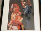 George Harrison autograph with Eric Clapton autograph Concert Bangla Desh pictur