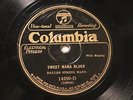 BLUES DALLAS STRING BAND Sweet Mama Blues / Dallas Rag COLUMBIA 14290