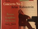 ARTUR RUBINSTEIN - SIGNED 1955 LP Brahms Concerto 2 Authentic Autograph RARE  EX
