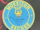 MORRISON MARBLED WAX MORRIE MORRISON WESTERN RANGERS 78 RPM RECORD