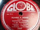 SANTIAGO JIMENEZ - RUMOBO A ROMO POLKA/ ADRIANA VALS.  GLOBE 1940S