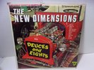 THE NEW DIMENSIONS Deuces and Eights SUTTON LP surf record vinyl Rare Stereo