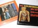 007, GOLDFINGER SOUNDTRACK + FROM RUSSIA WITH LOVE SOUNDTRAC LP 12