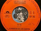 LOS BEATLES w/ TONY SHERIDAN Mexican Rock n Roll EP 45 Ya Ya - The Saints VG+