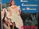 Lola Beltran Alma Cancionera de México Lp MG Vinyl Record 1960'