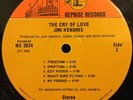 Jimi Hendrix LP The Cry Of Love RCA MUSIC CLUB EDITION Two Tone Label HTF Rare