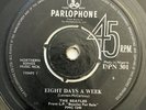 * BEATLES Eight Days A Week / Words of Love *  Nigeria * Parlophone 45