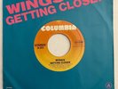 * PAUL McCARTNEY WINGS Getting Closer/Spin It On '79 RARE PS Columbia 3-11020 45
