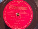 Champion 40016  ZACK WHYTE CHOCOLATE BEAU BRUMMELS West End Bls 78 rpm  Jazz EE+