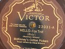 Victor 23031 McKinney's Cotton Pickers HELLO (hot )  78 rpm JAZZ 1930 E