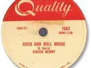 1957 CHUCK BERRY Rock’n Roll 78 RPM Record. Rock and Roll Music