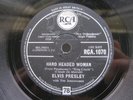 ELVIS PRESLEY 78 RPM HARD HEADED WOMAN / DON'T ASK ME WHY 1958 UK RCA 1070