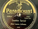 BLIND LEMON JEFFERSON PARAMOUNT  Sunshine Special/ Lonesome House Blues