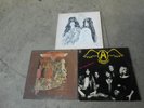 AEROSMITH-3 LP'S-VINYL-US-DRAW THE LINE-INNER-GET YOUR WINGS-TOYS IN THE ATTIC