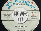 Obscure St. Louis MO Rock n Roll Bop / Country 45 CAL DAVIS Lucky One DAWN hear