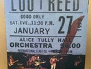Lou Reed Live at Alice Tully Hall (Vinyl, 2 LP, Limited Edition, 2020)