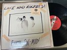 LOVE AND ROCKETS EARTH-SUN-MOON STILL SHRINK WITH BLURB STICKER BEGGARS BANQUET