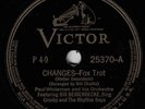 Paul Whiteman w/ Bix & Bing 78 VICTOR 25370 Changes /Deep Down South EE-/E- SH1A