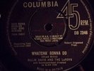 BILLIE DAVIS AND THE LeROYS - WHATCHA' GONNA DO.