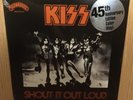 KISS SHOUT IT OUT LOUD 7 INCH SINGLE 45TH ANNIVERSARY COLOR ORANGE VINYL 45 NEW