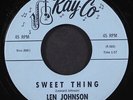 LEN JOHNSON: sweet thing / one day RAY-CO 7