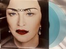 SALE  MADONNA MADAME X LIMITED BLUE VINYL RECORD 2x LP PROMO BAR CODE STICKER
