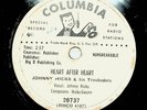 1950 Johnny Hicks Troubadors Heart After Heart Hamburger Hop 78 RPM PROMO Record