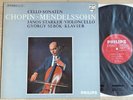 JANOS STARKER cello sonatas CHOPIN MENDELSSOHN SEBOK 1960s PHILIPS STEREO MINT