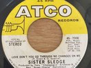 Sister Sledge Love Don’t You Go Through No Changes On Me Atco Northern Soul