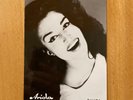 DALIDA - AM TAG ALS DER REGEN KAM - ARIOLA AUTOGRAMMKARTE - NO RECORD
