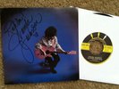 Wanda Jackson YOU KNOW I’M NO GOOD 45 Pic Sleeve AUTOGRAPHED NM- VG++ Jack White