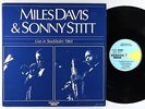 Miles Davis & Sonny Stitt - Live In Stockholm 1960 2xLP - Dragon Sweden VG+