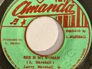 1974 REGGAE LOVERS ROCK - SHE IS MY WOMAN - LARRY MARSHALL - AMANDA 7