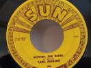 Carl Perkins BOPPIN' THE BLUES / ALL MAMA'S CHILDREN  (45) SUN 243 PLAYS VG+