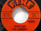 The RAINBOWS 45 Mary Lee / Evening FIRE Doowop MINT-  Kz 987