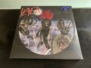 SLAYER LIVE UNDEAD BLUE/BLACK SPLIT VINYL REISSUE POSTER INSERT NEW