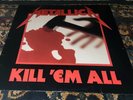 METALLICA KILL EM ALL ORIGINAL 1983 CANADIAN LP WITH INSERT METAL HISTORY