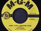 HANK WILLIAMS: long gone lonesome blues MGM 7