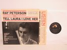 Ray Peterson Tell Laura I Love Her Signed Cover Mono Rock LP