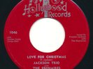 EBONAIRES / JACKSON TRIO Love For Christmas / Jingle Bell Hop HOLLYWOOD Doo Wop
