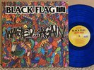 Black Flag Wasted Again NM BLUE VINYL RARE  SST punk
