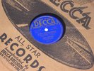 Prewar Pop 78 - Judy Garland - Over The Rainbow - Decca 2672 VG Wizard Of Oz
