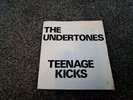 UNDERTONES,  Teenage Kicks ... 1978 punk EP ... b&w 'foldout' poster SLEEVE ONLY